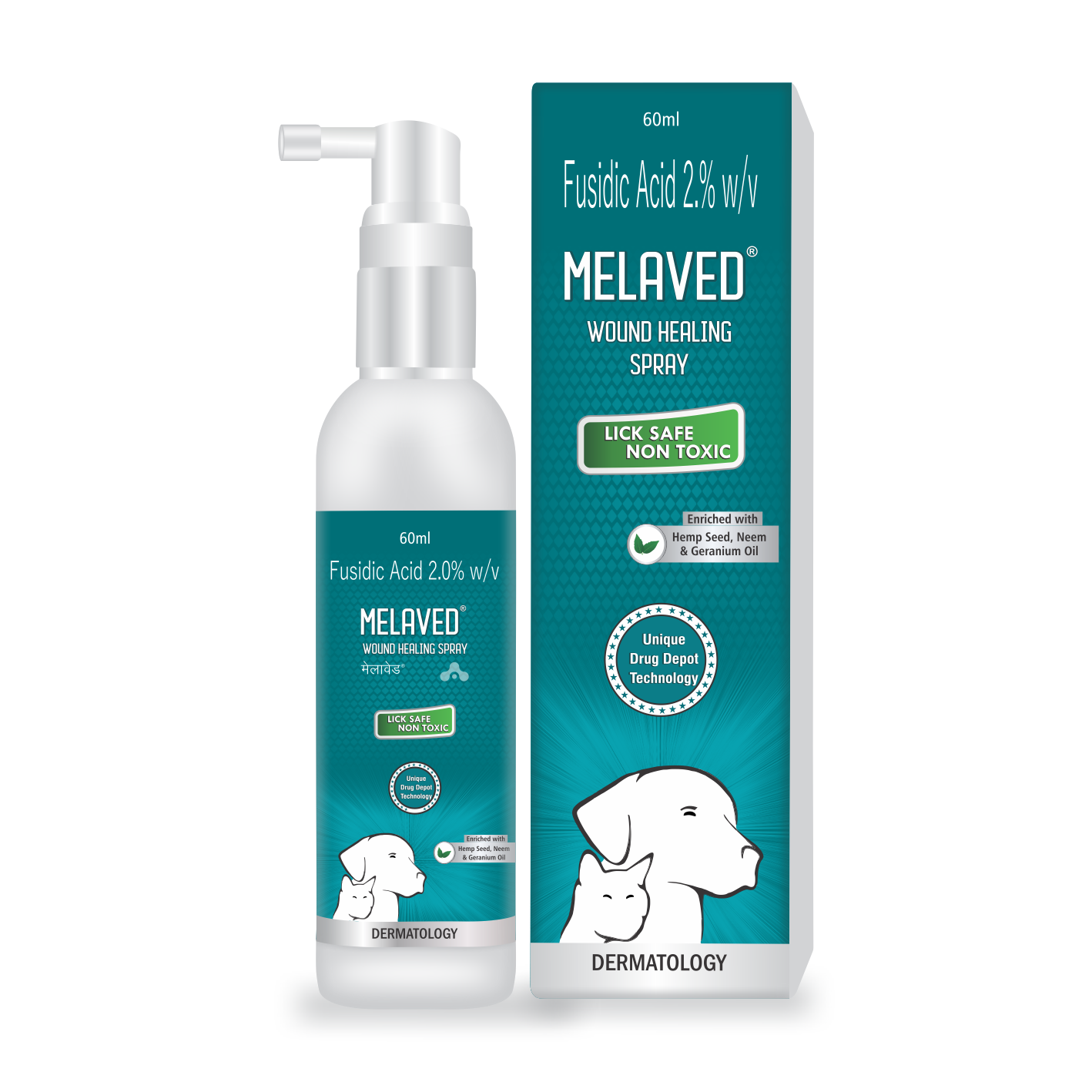 Melaved Wound Healing Spray 60ml