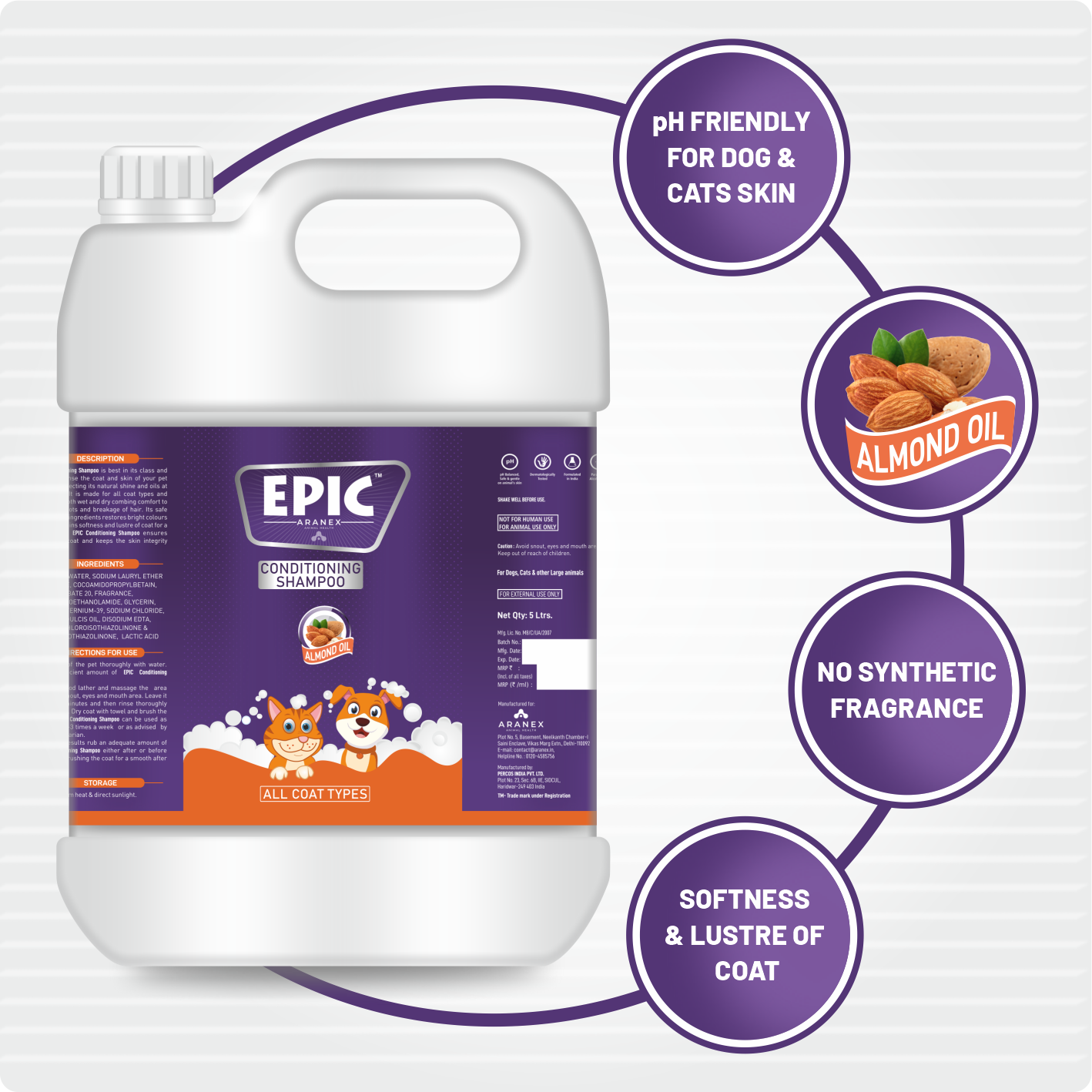 Epic Conditioning Shampoo 5Liter